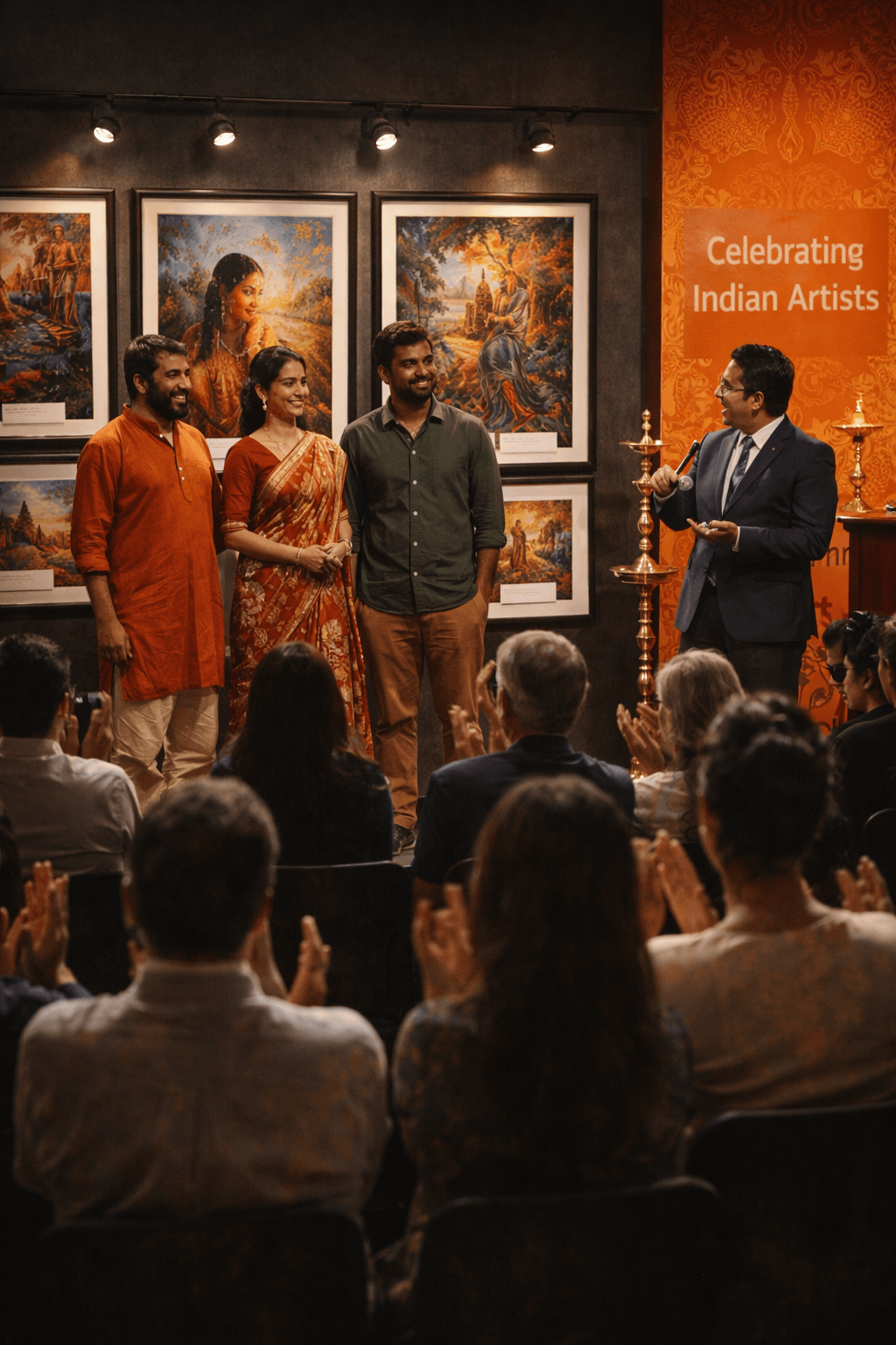 Curated presentation visual