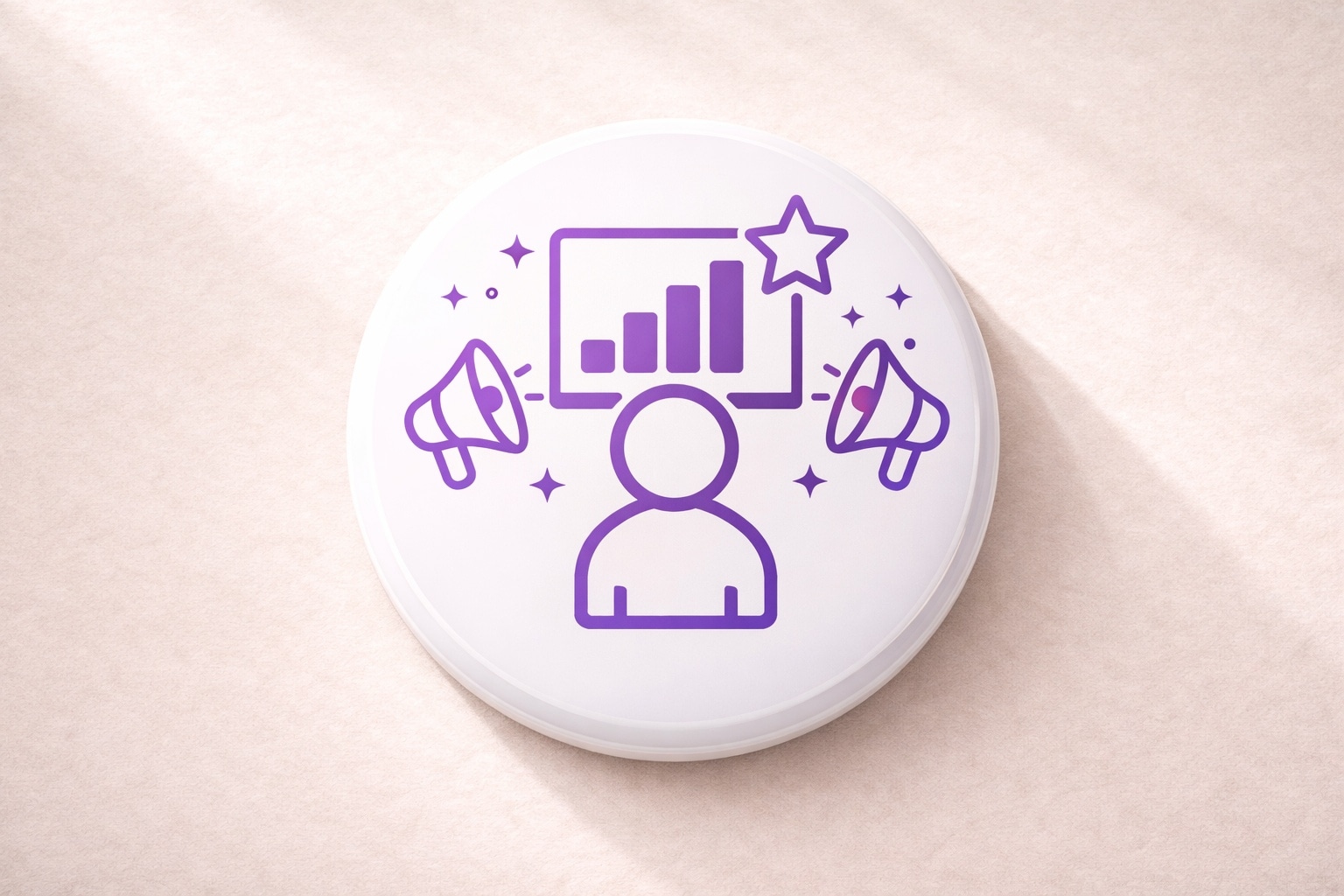 Curated presentation visual