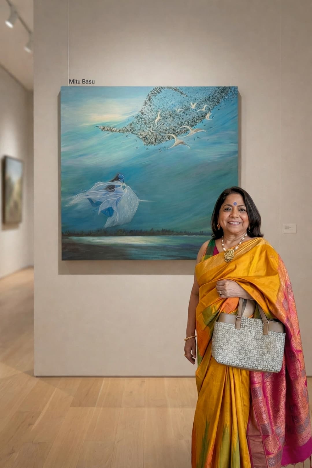 Wall Art by Mitu Basu background