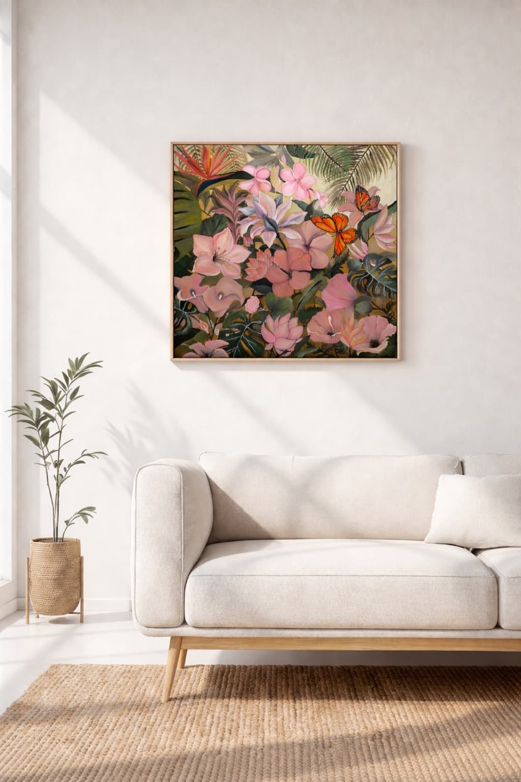 Tropical Art by Mitu Basu background