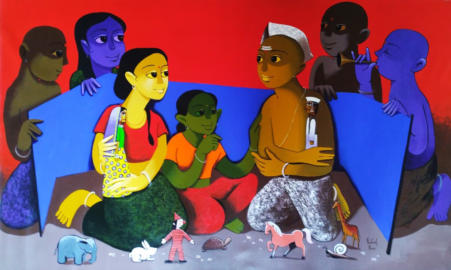 bhatukali (household game) by Prakash Pore